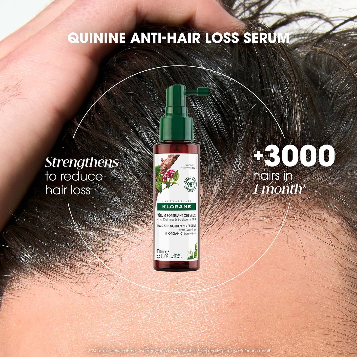 KLORANE Strenghtening Quinine Bundle for Hair Thinning, Loss