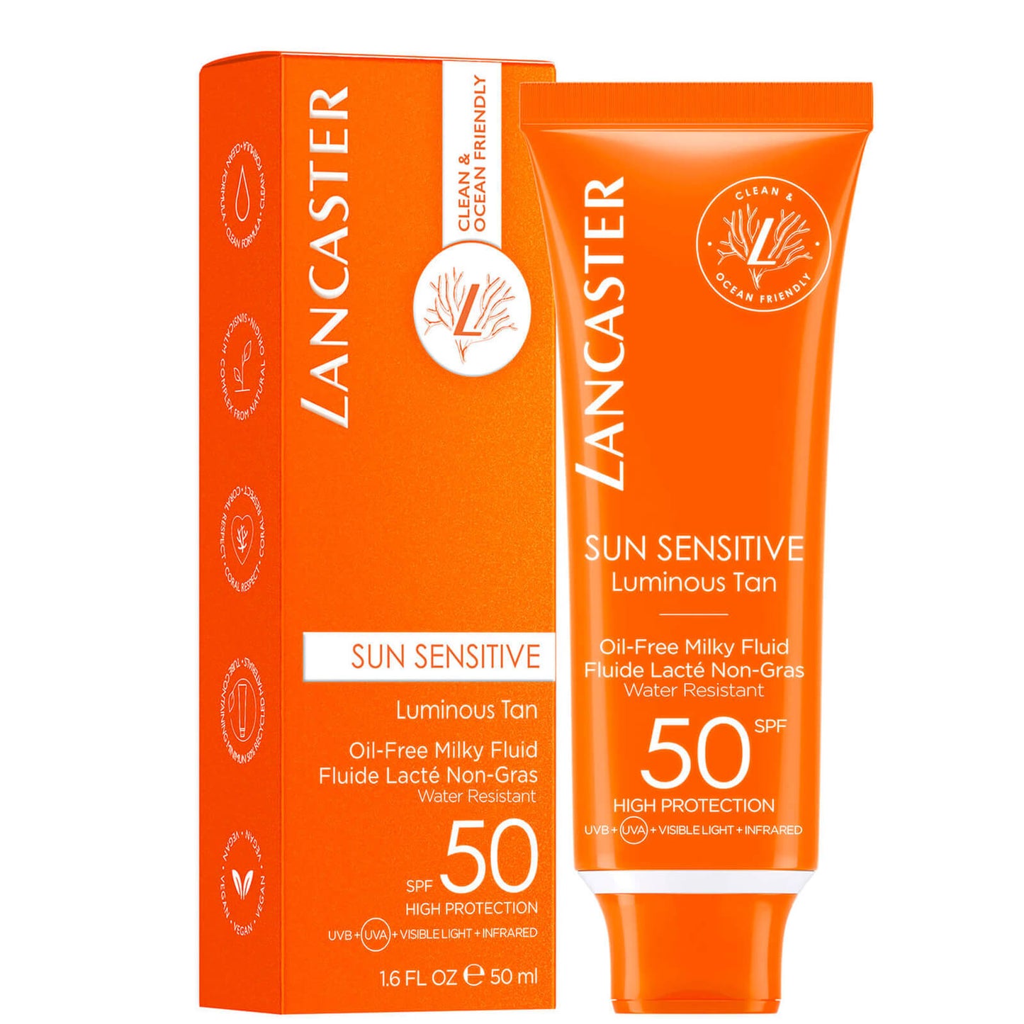 Lancaster Sun Care Oil-Free Milky Fluid SPF50