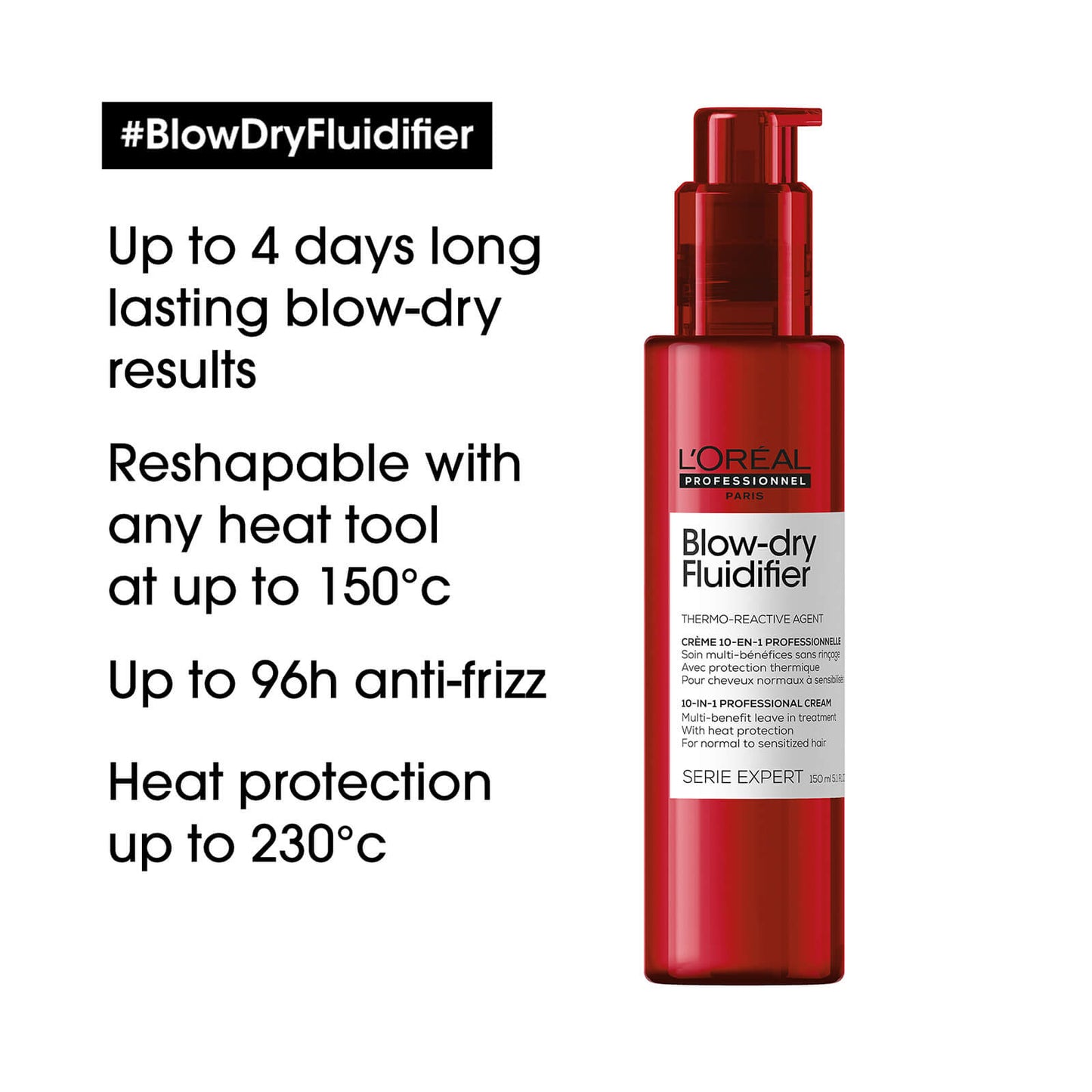 L´Oréal Professionnel Blow-Dry Fluidifier Shape Memory Cream