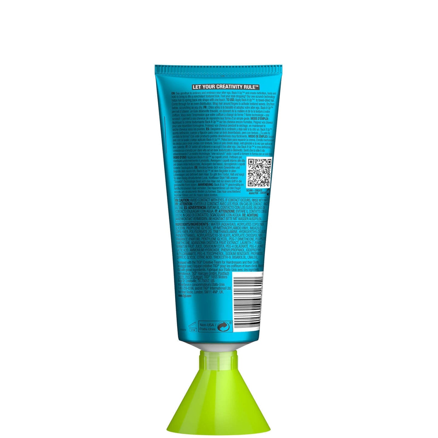 TIGI Bed Head Back It Up Texturising Cream for Shape and Texture 125ml