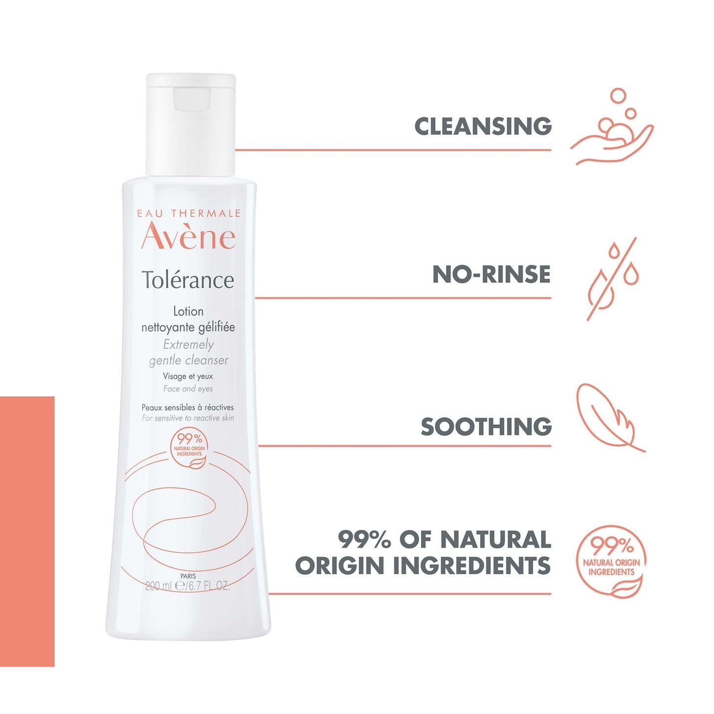 Avène Tolerance Control Extremely Gentle Cleanser for Very Sensitive Skin 200ml