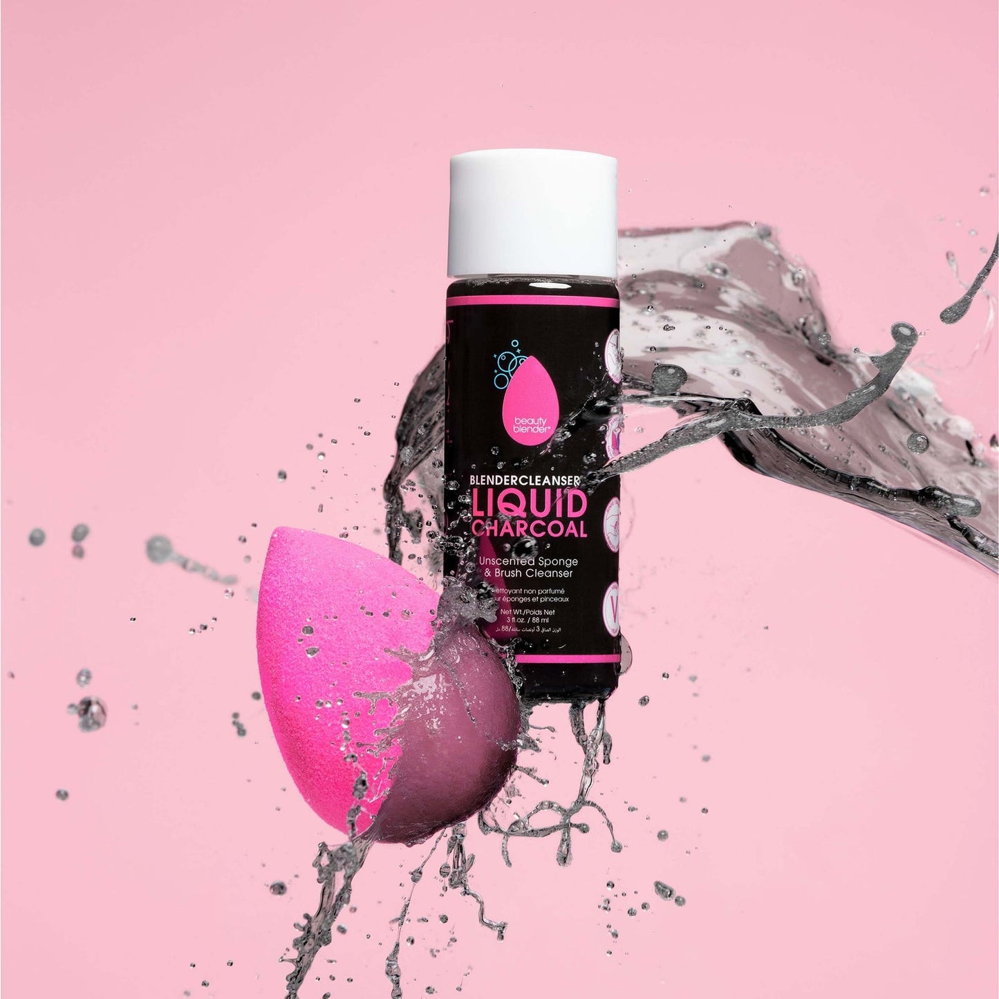 The original beautyblender Blendercleanser Liquid Charcoal
