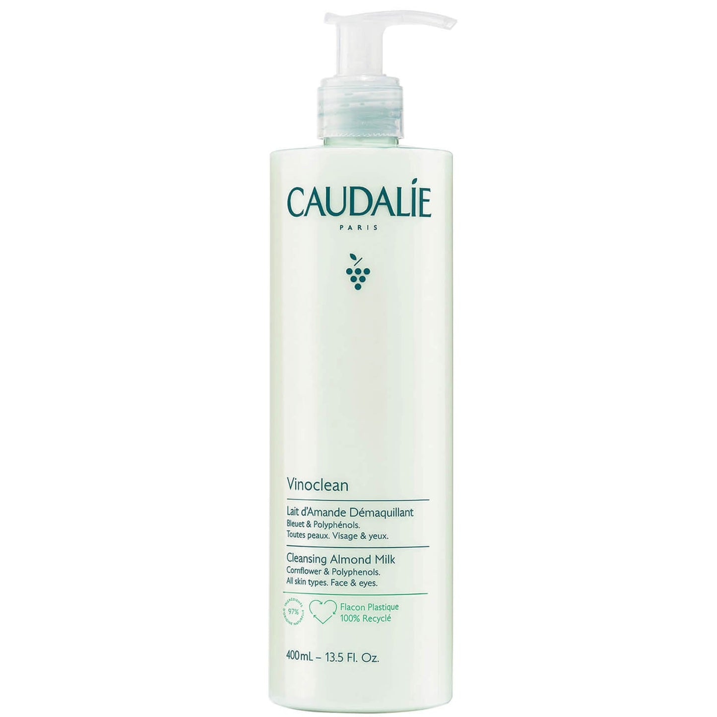Caudalie Vinoclean Supersize Cleansing Almond Milk 400ml (Worth £36)