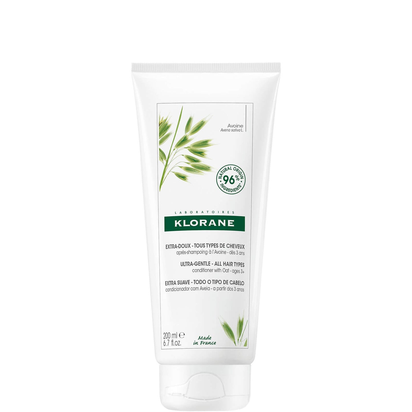 KLORANE Softening Conditioner with Oat Milk for All Hair Types 200ml