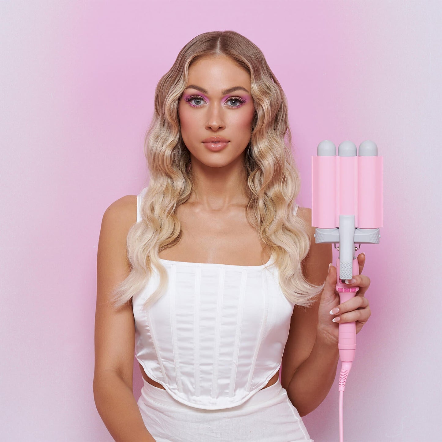 Mermade Hair Pro Waver 32mm - Pink
