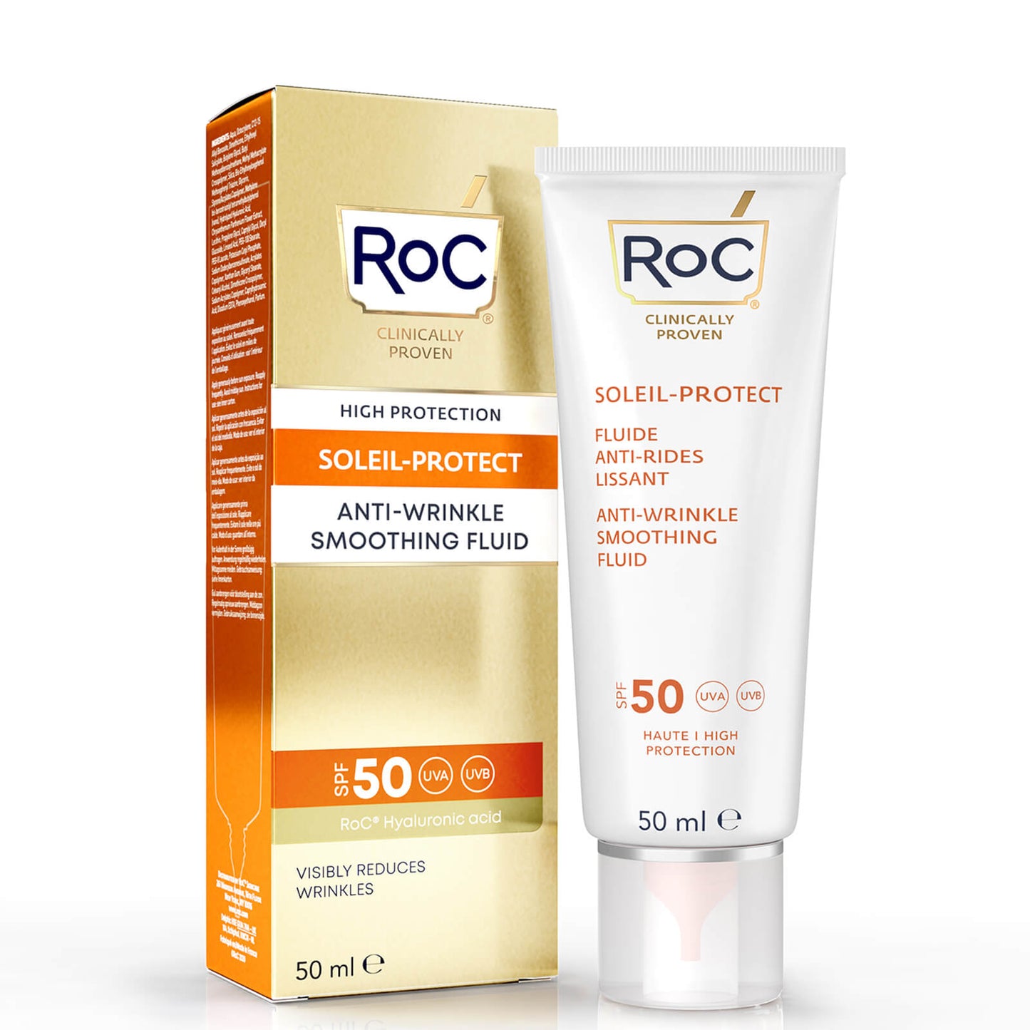 RoC Soleil-Protect Anti-Wrinkle Smoothing Fluid SPF 50
