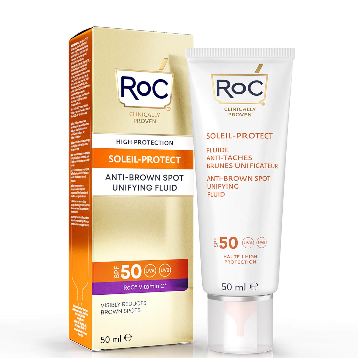 RoC Soleil-Protect Anti-Brown Spot Unifying Fluid SPF 50