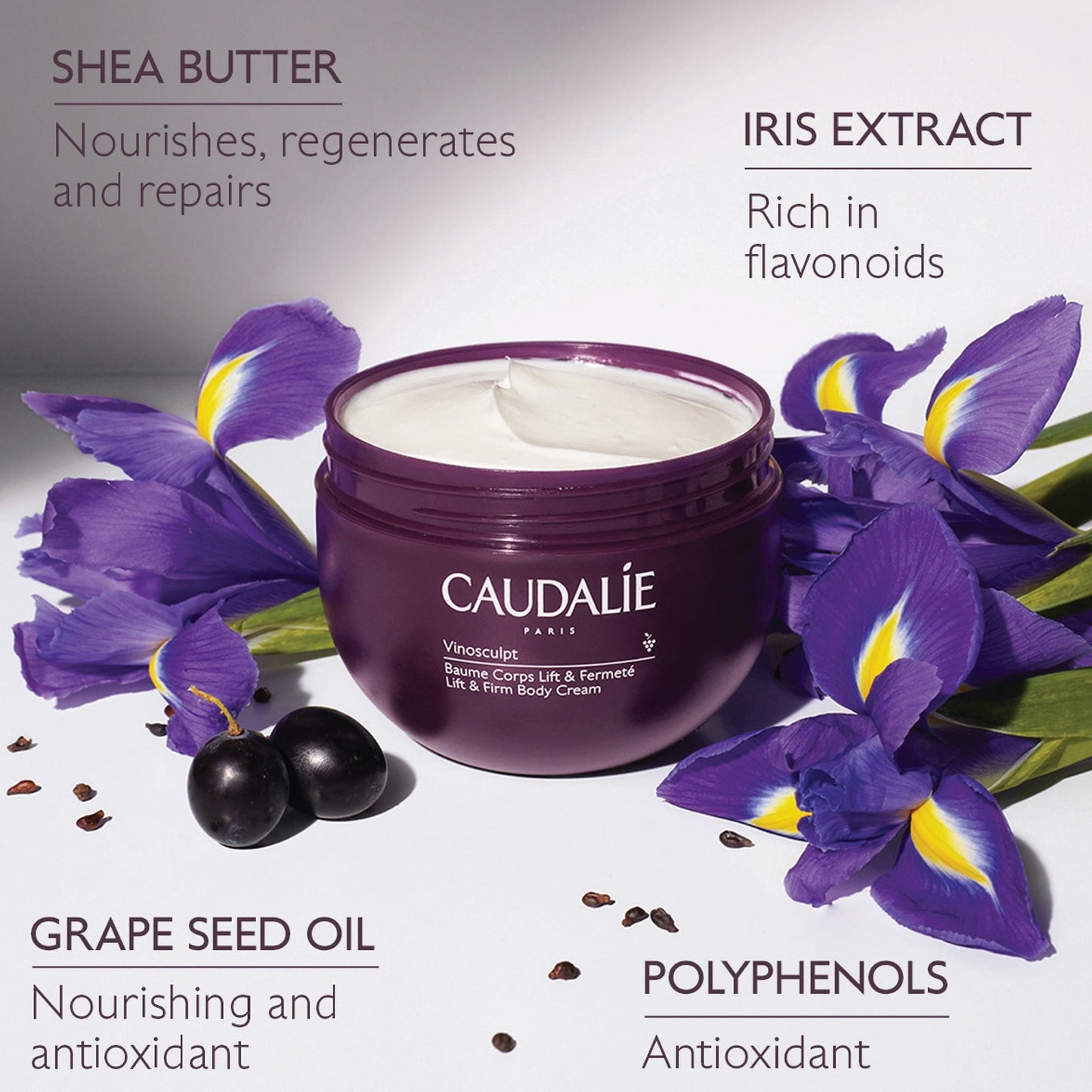 Caudalie Vinosculpt Lift and Firm Body Cream 250ml