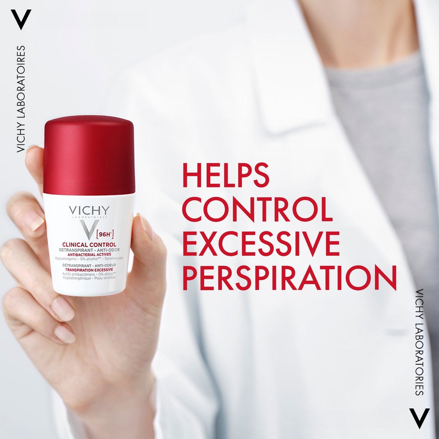 Vichy Clinical Control 96HR Protection Anti-Perspirant Roll-on Deodorant 50ml