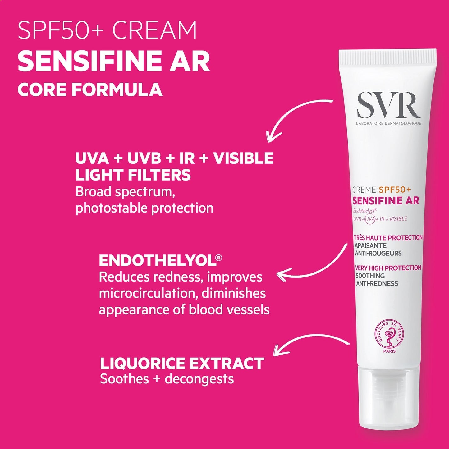 SVR Sensifine AR Anti-Redness SPF50+ Cream 40ml