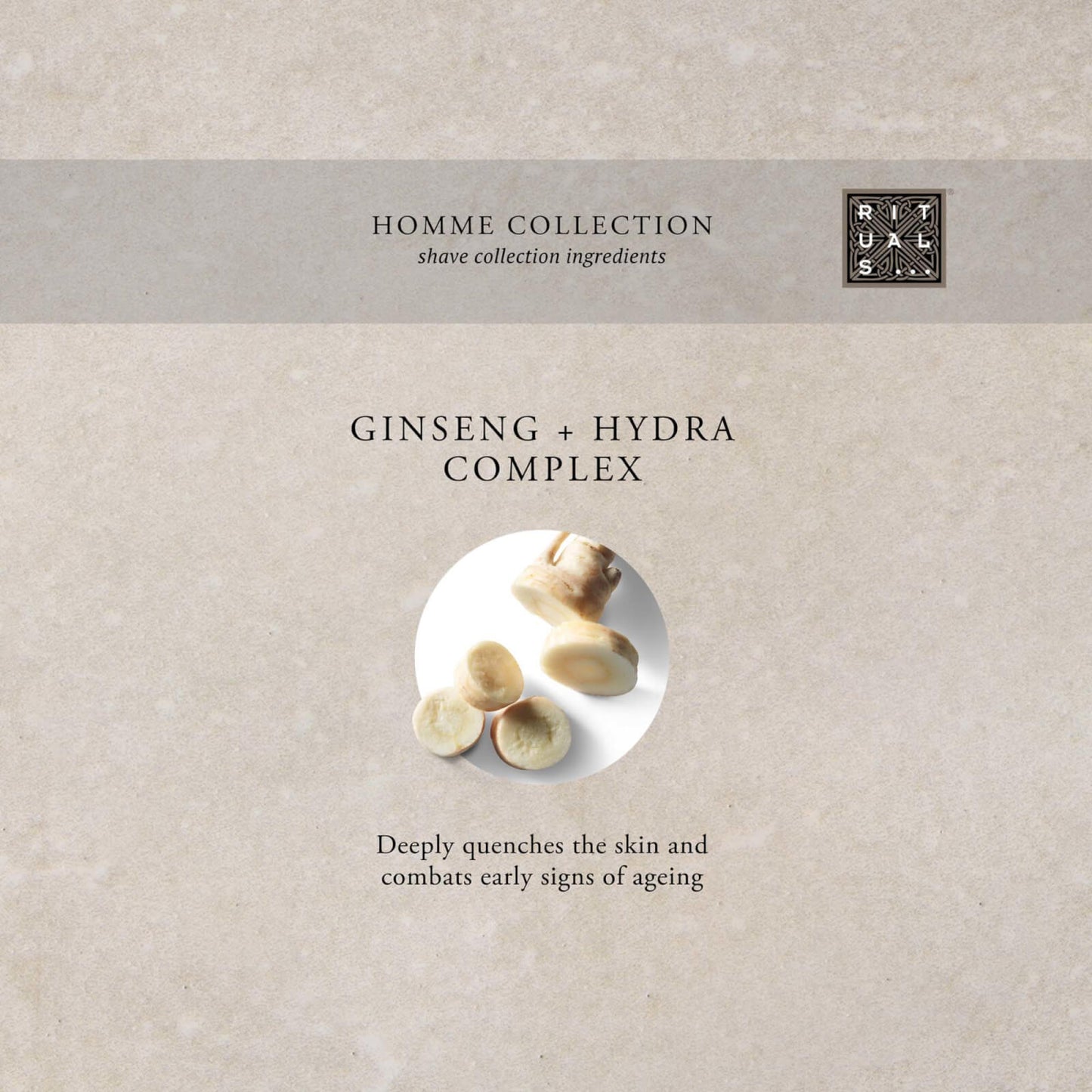 Rituals Homme Collection Ginseng and Purify Complex Charcoal Face Scrub 125ml