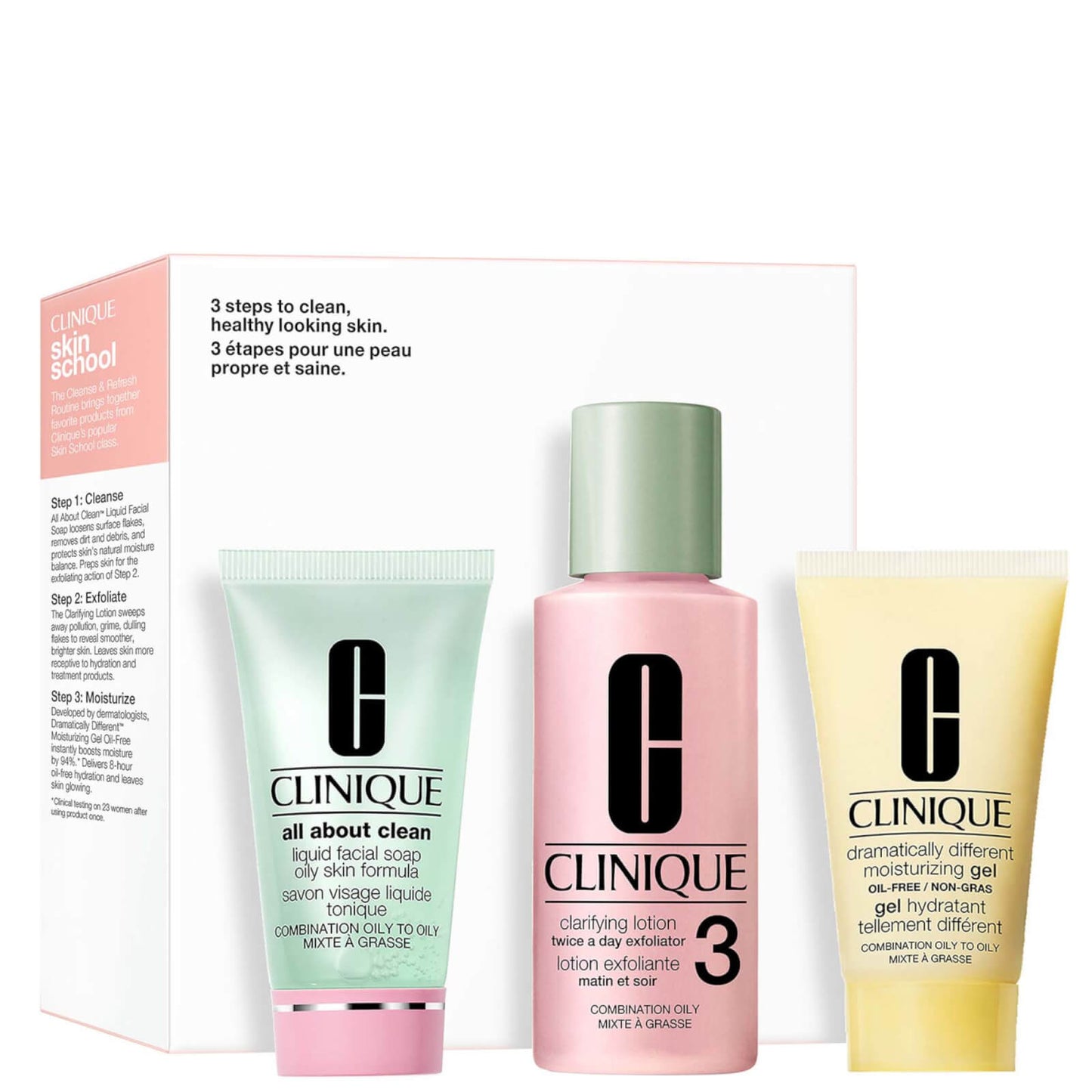 Clinique 3 Step Skin Type 3 Mini Kit (Worth £27.88)