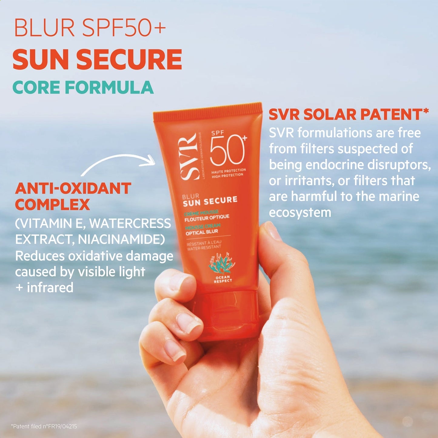 SVR Sun Secure Blur Soft-Focus Mousse SPF50+ 50ml