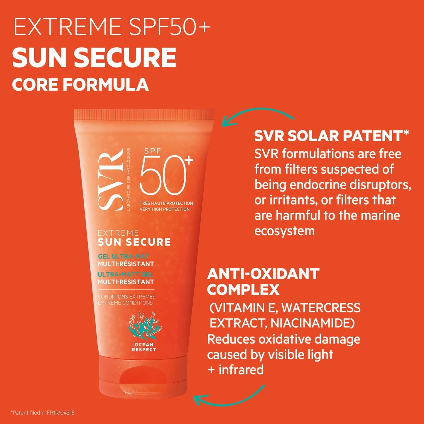 SVR Sun Secure Extreme Multi-Resistant Matt Gel SPF50+ 50ml