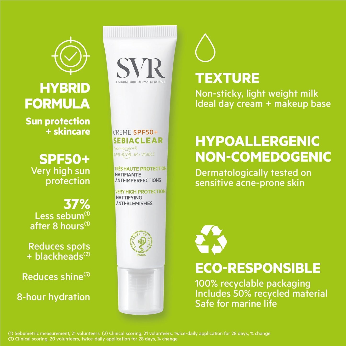 SVR Sebiaclear Anti-Blemish SPF50+ Cream 40ml