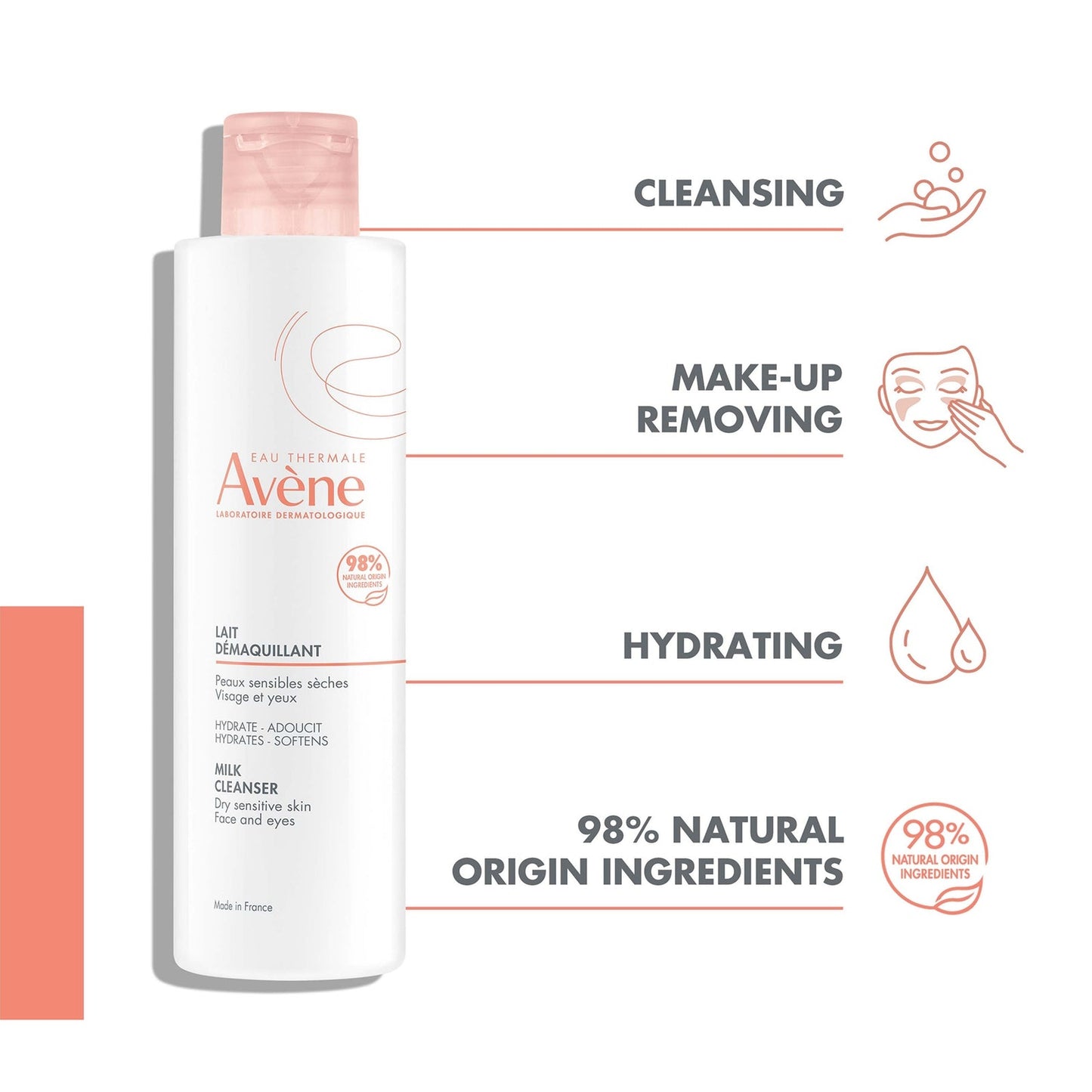 Avène Milk Cleanser 200ml