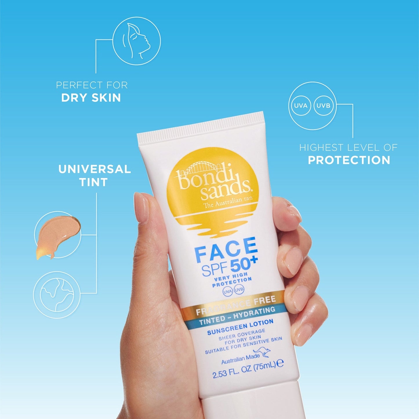 Bondi Sands HYDRATEREND GEZICHT SPF 50+