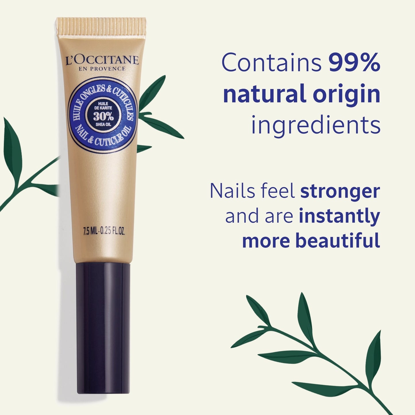 L'OCCITANE Shea Nail and Cuticle Nourishing Oil 7.5ml