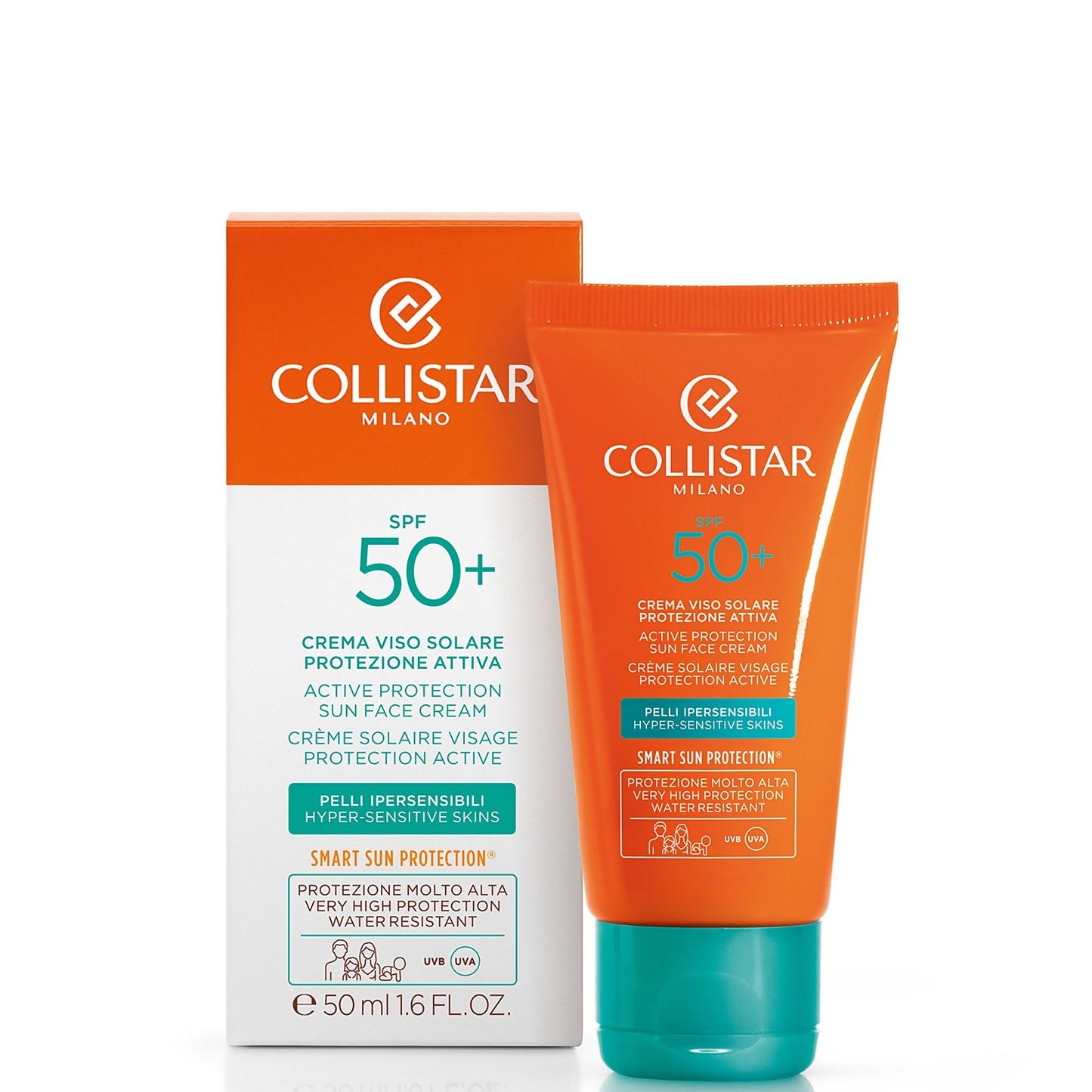 Collistar Sun Care Active Protection Sun Face Cream SPF 50+