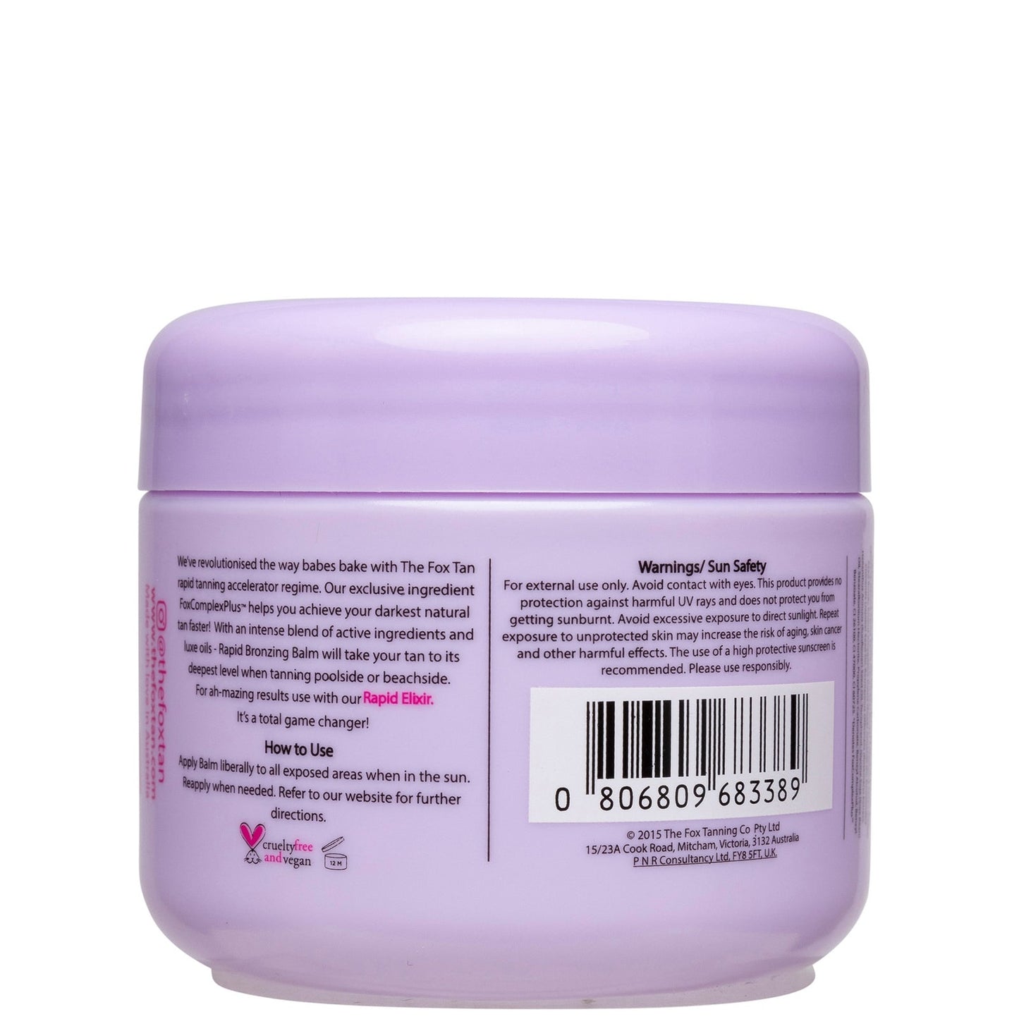 THE FOX TAN Snelle bronzing balsem