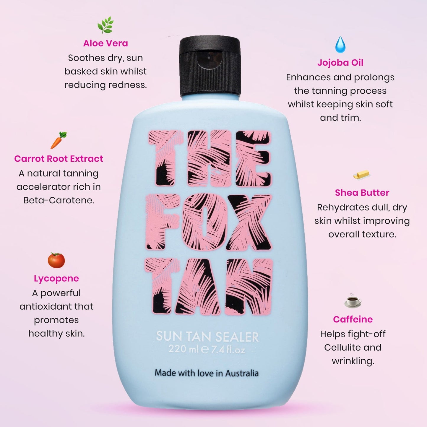 THE FOX TAN Zonnebankolie