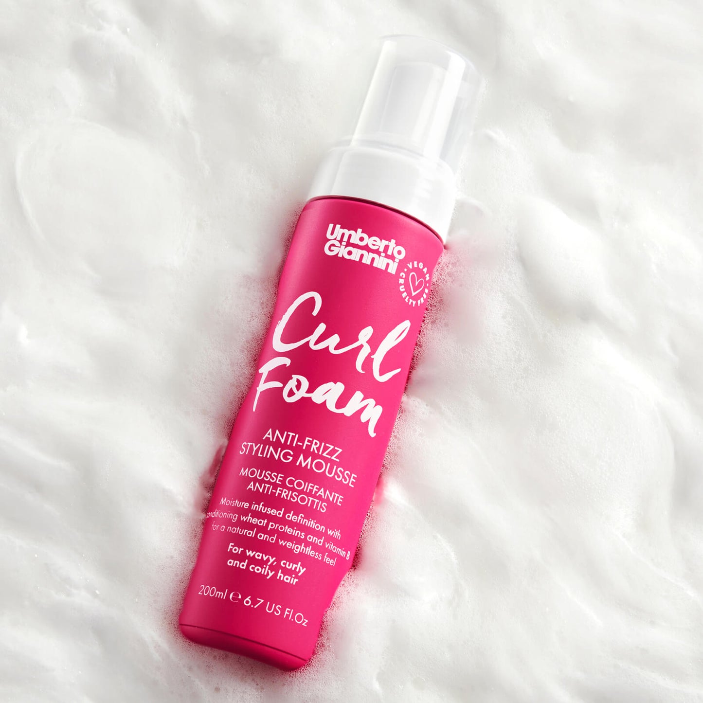 Umberto Giannini Curl Curl Foam Anti-Frizz Styling Mousse
