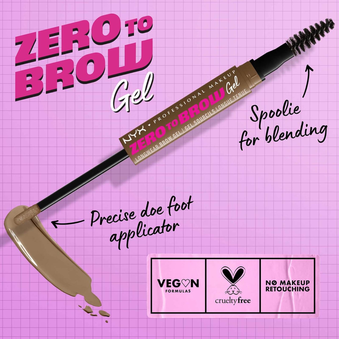 NYX Professional Makeup Zero to Brow Gel