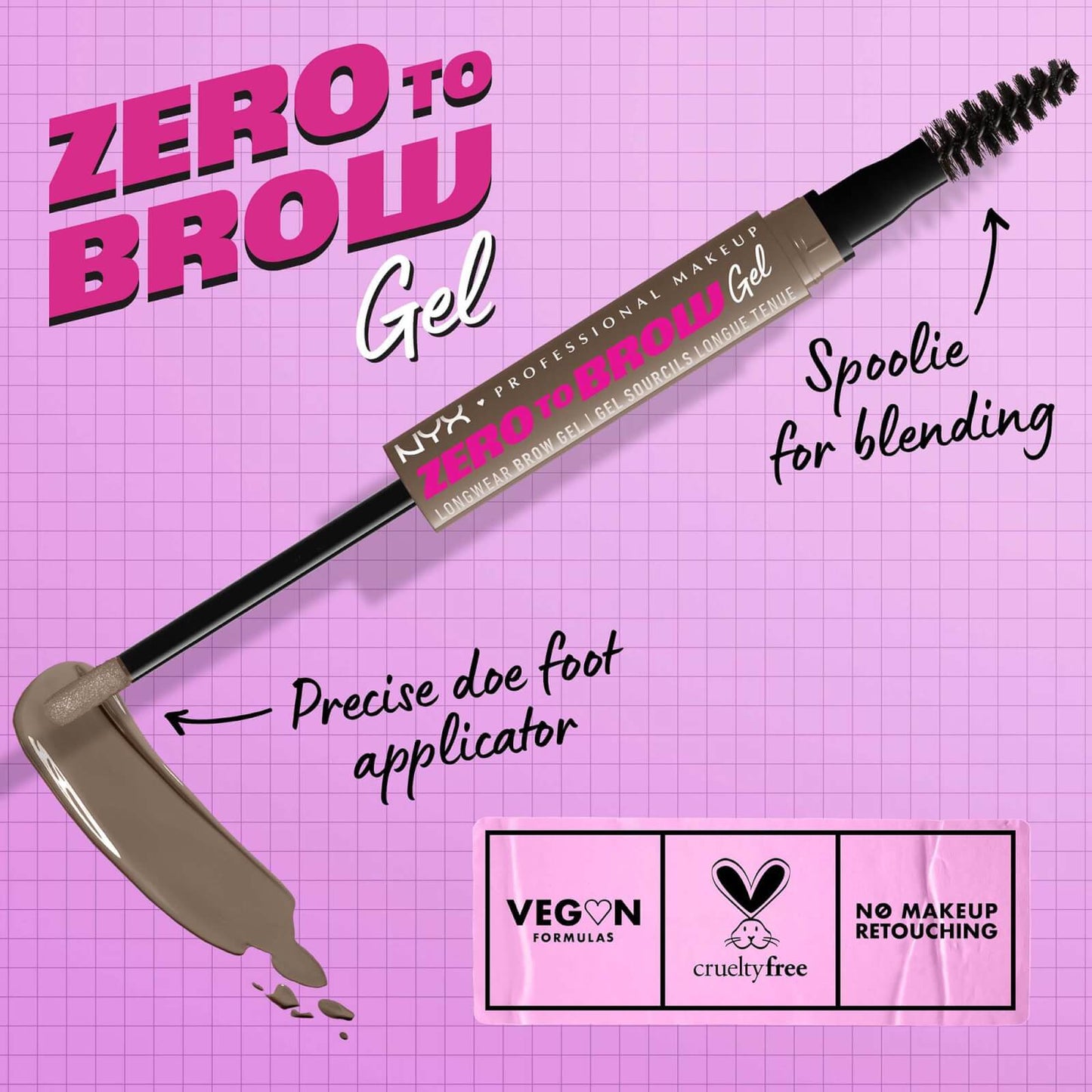 NYX Professional Makeup Zero to Brow Gel