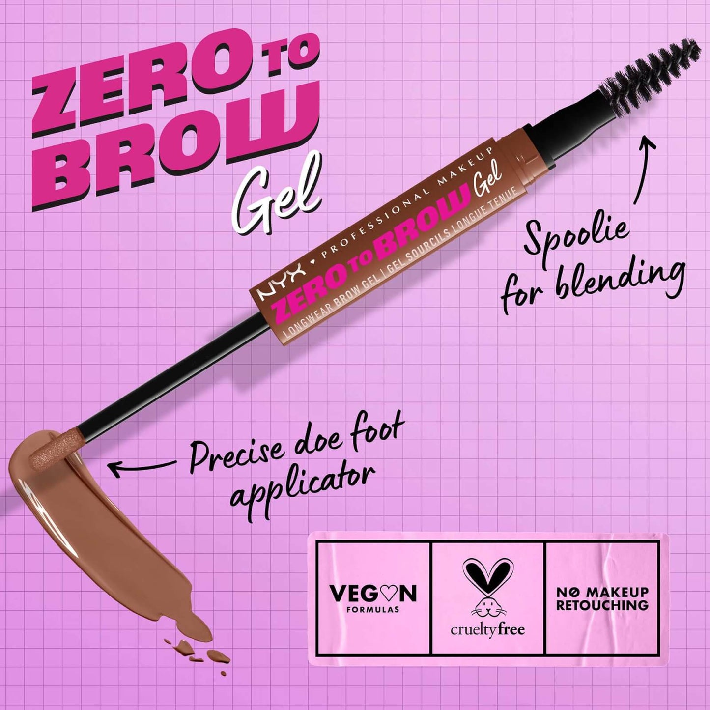 NYX Professional Makeup Zero to Brow Gel