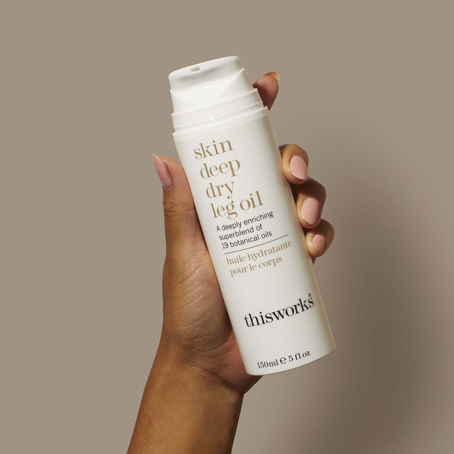 this works Skin Deep Dry Leg Oil 150ml