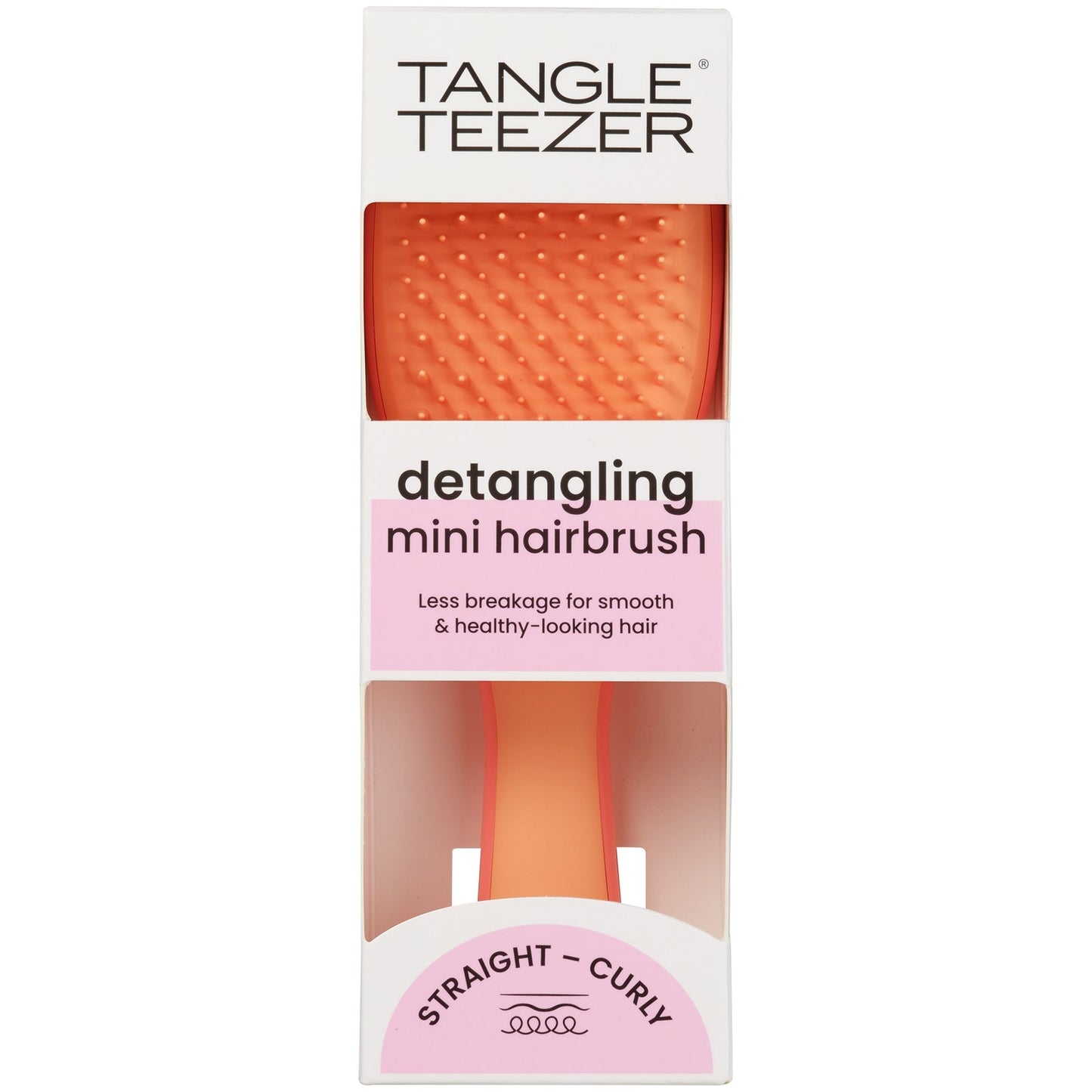 Tangle Teezer The Ultimate Hairbrush Salmon Pink Apricot Mini