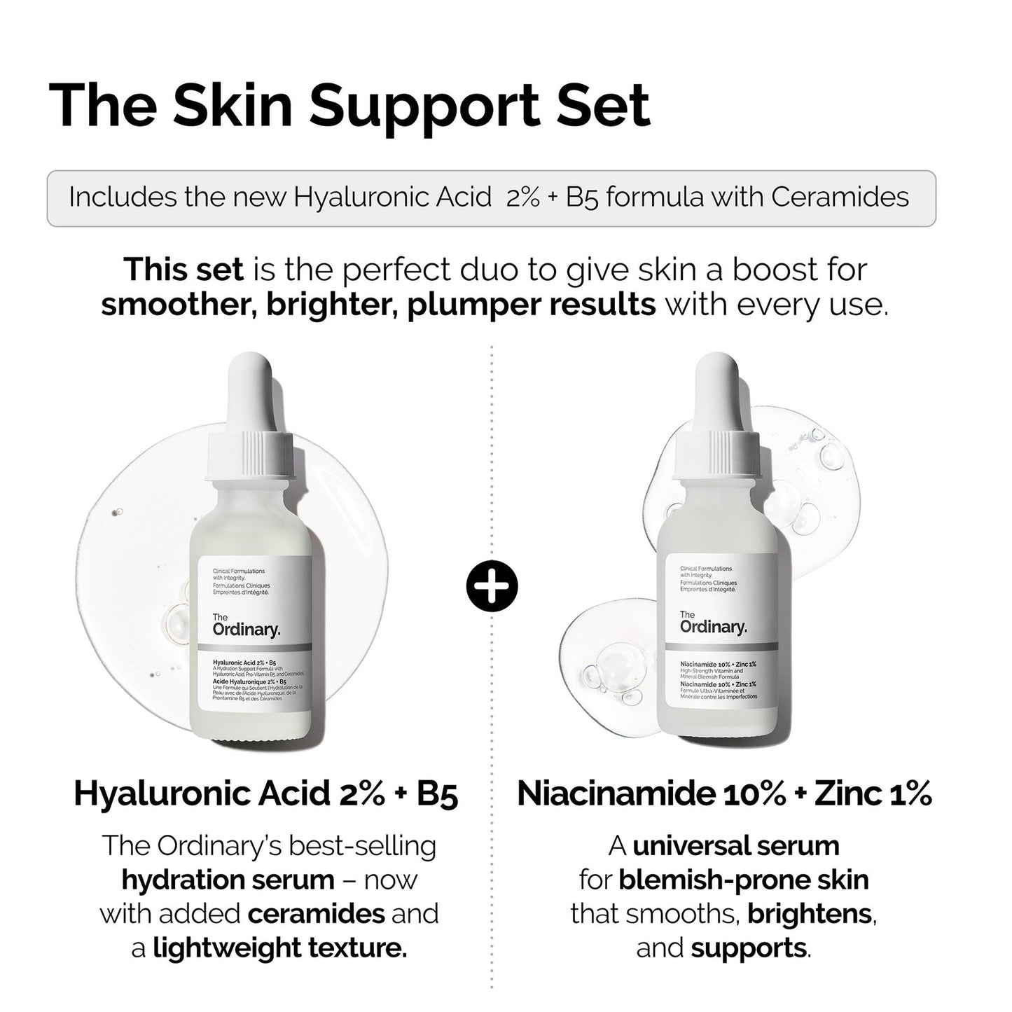 The Ordinary The Skin Support Set (Worth £13.80)