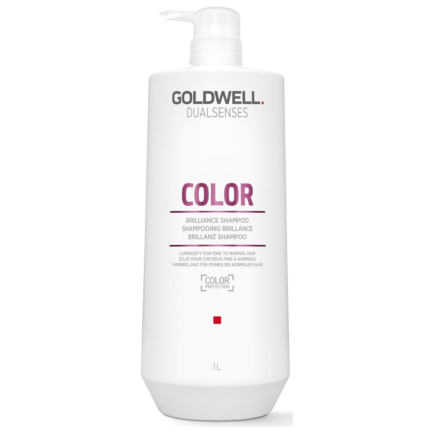 Goldwell Dualsenses Color Brilliance Shampoo And Conditioner, Anti-Colour Fading For Fine To Medium Hair 1L Duo (Worth £101)
