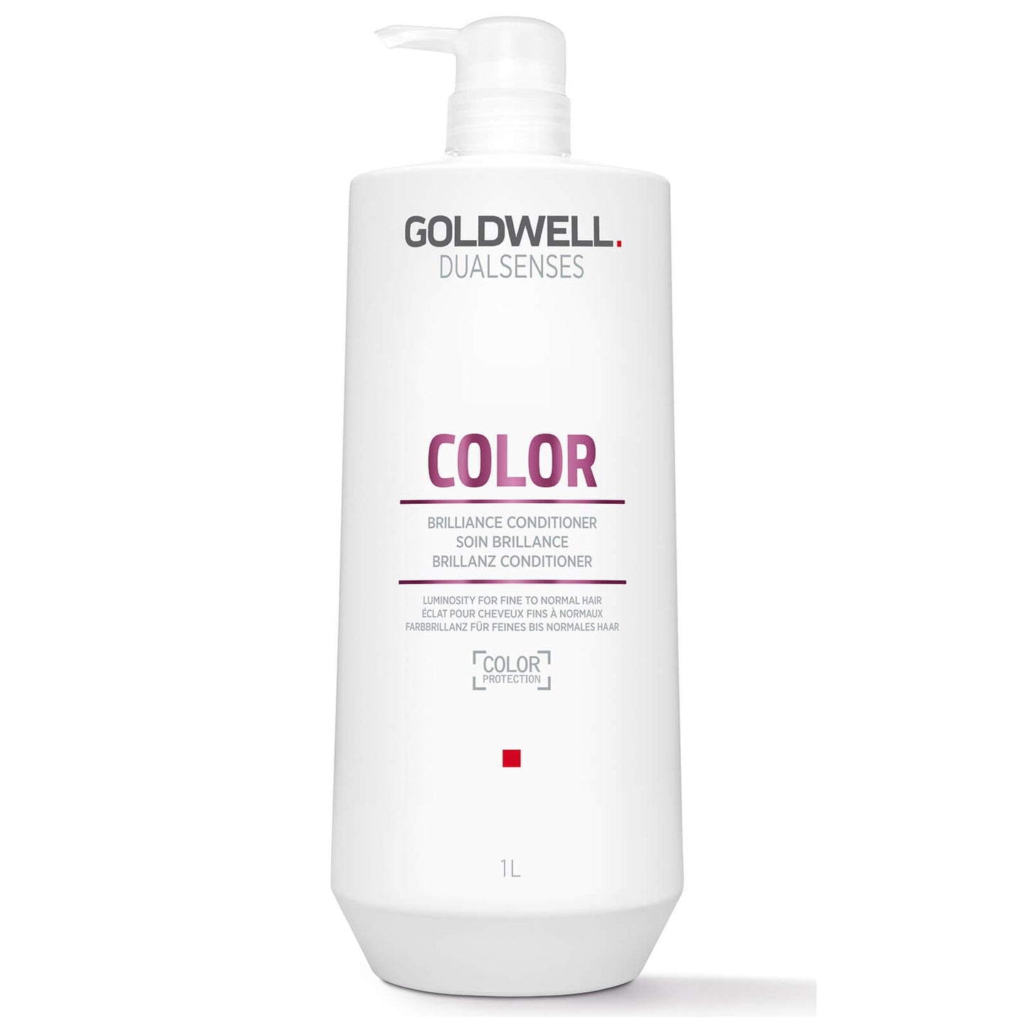 Goldwell Dualsenses Color Brilliance Shampoo And Conditioner, Anti-Colour Fading For Fine To Medium Hair 1L Duo (Worth £101)