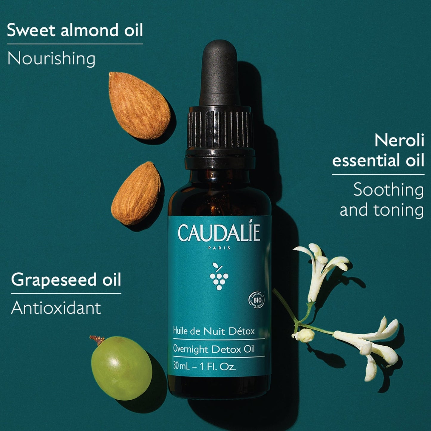 Caudalie Face Vinoclean Detox Oil 30ml