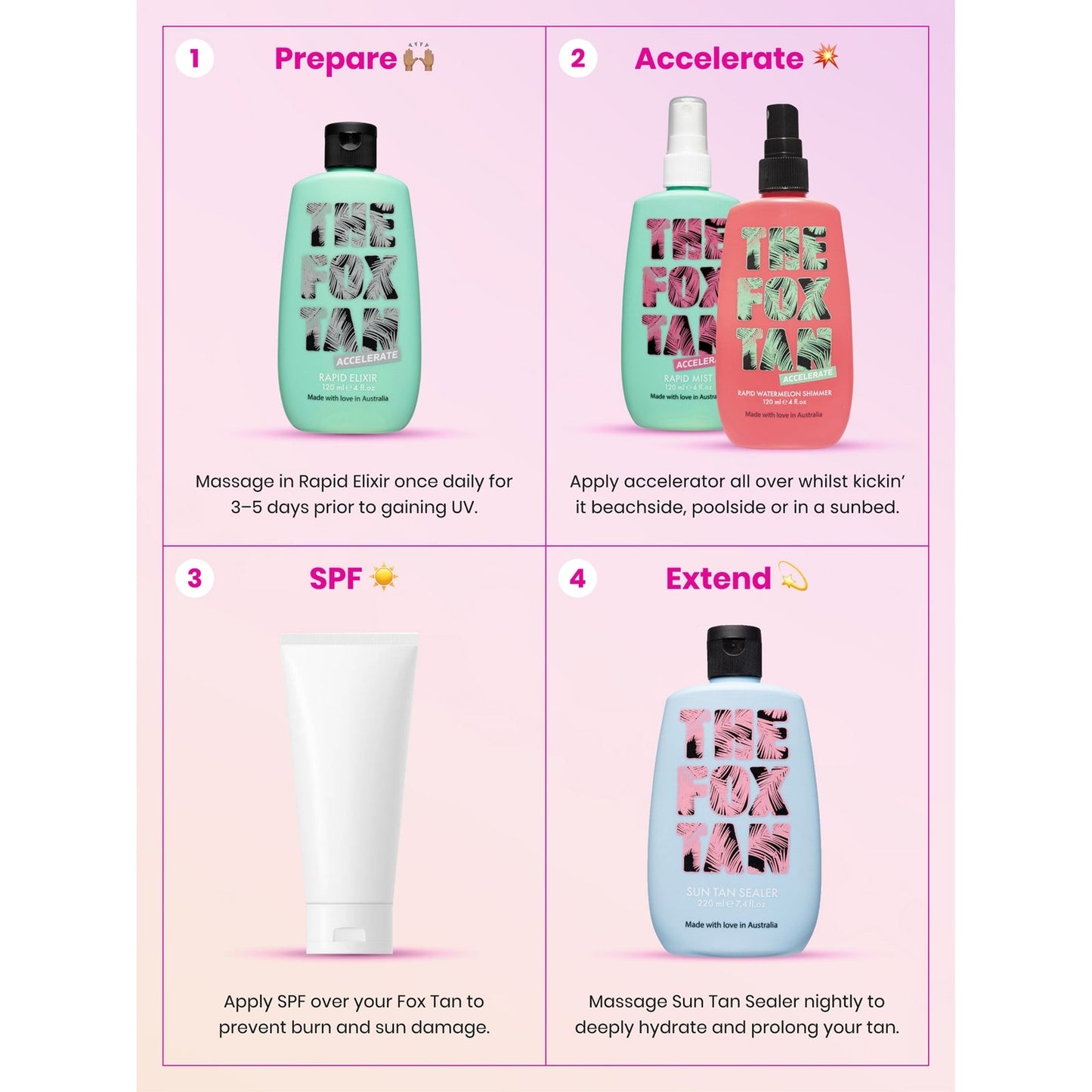 THE FOX TAN De jetsetter