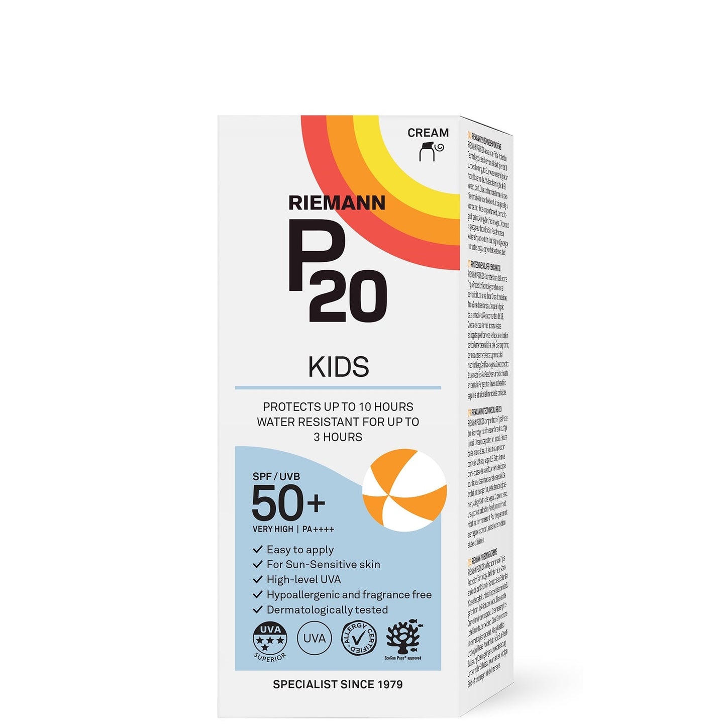 Riemann P20 Kids SPF50+ Pump Cream 200ml