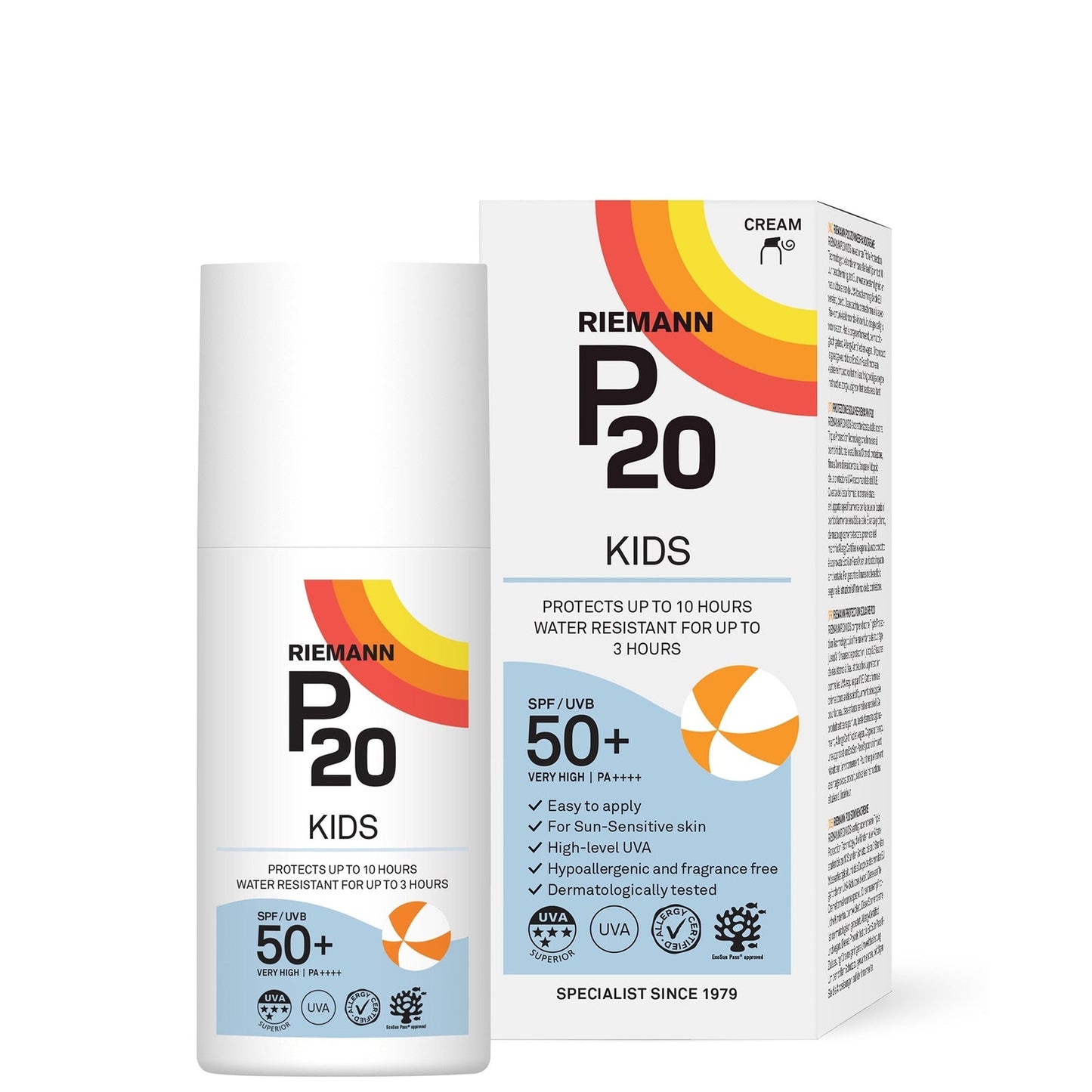 Riemann P20 Kids SPF50+ Pump Cream 200ml
