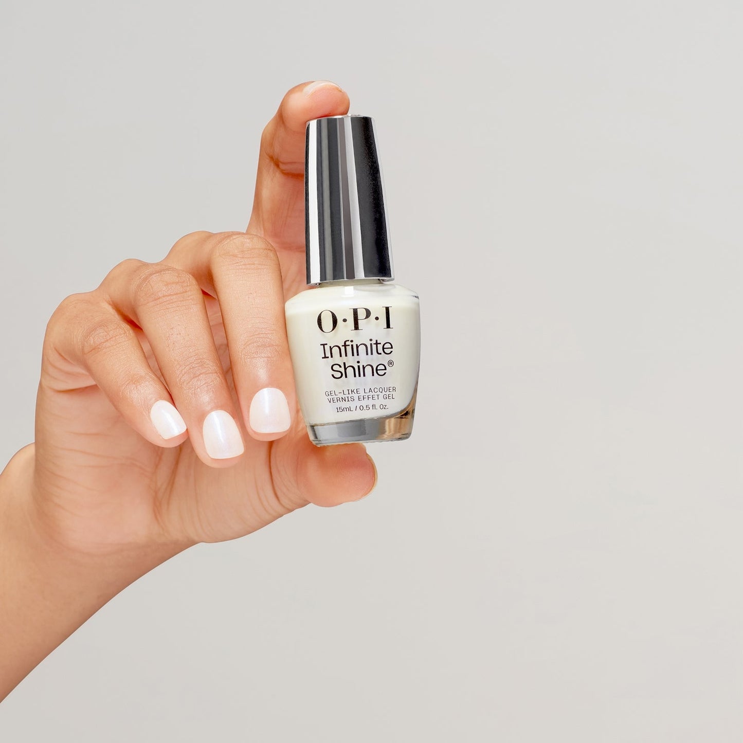 OPI Infinite Shine Long-Wear Gel-Like Shimmery White Nail Polish - Shimmer Takes All 15ml