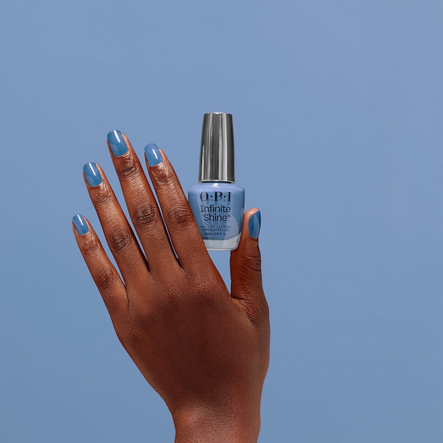 OPI Infinite Shine Long-Wear Gel-Like Blue Nail Polish - Strongevity 15ml