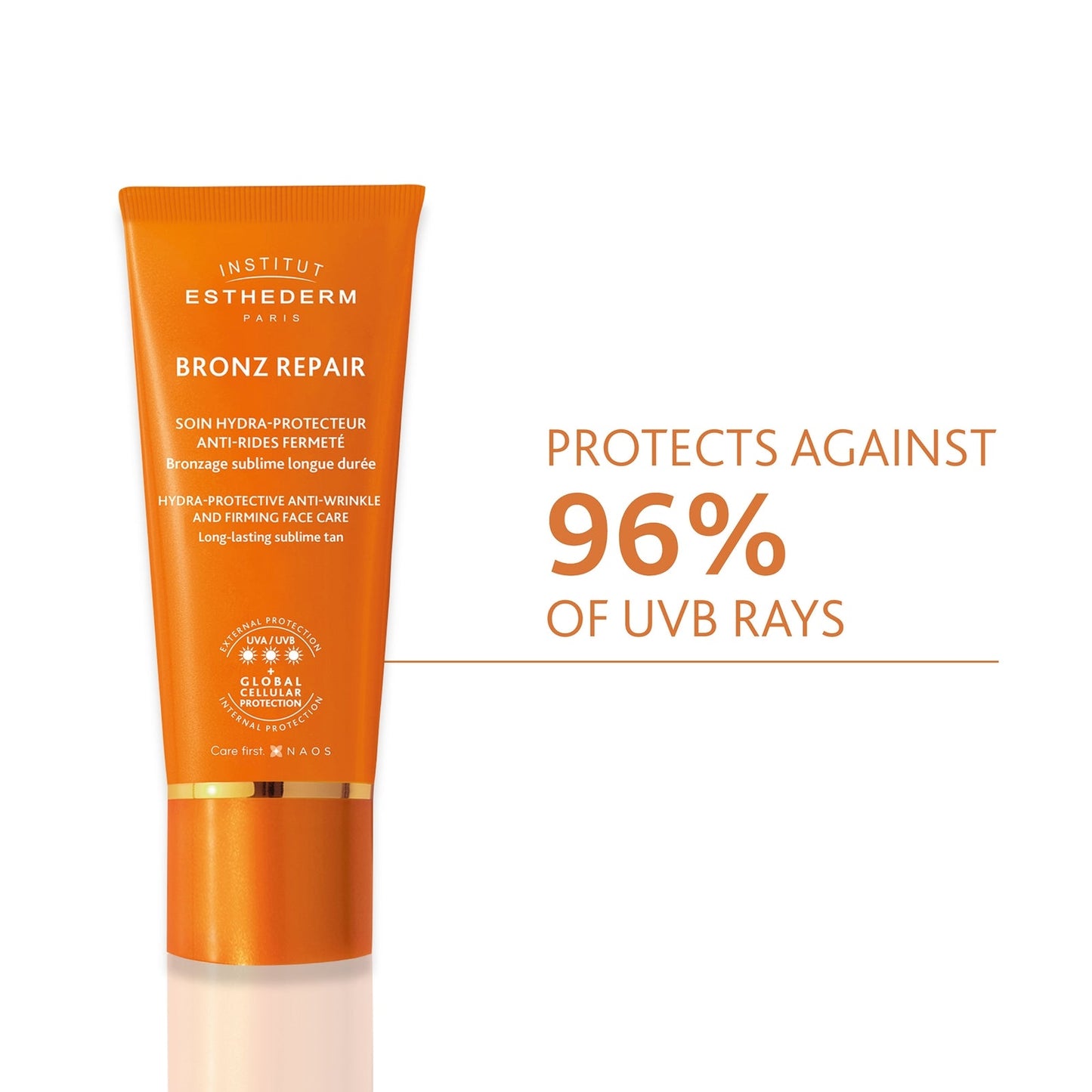 Institut Esthederm Bronz Repair Wrinkles' Smoothing and Firming UVA/UVB Face Cream with Strong Sun Protection 50ml