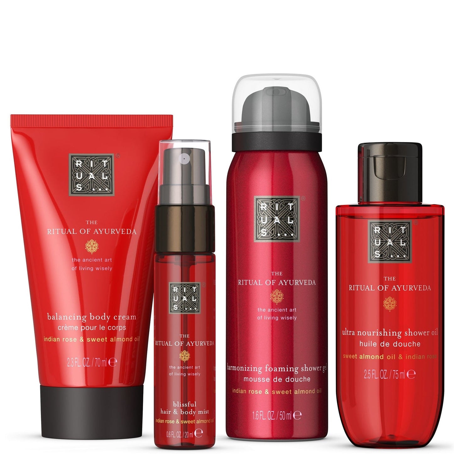 Rituals The Ritual of Ayurveda - Sweet Almond & Indian Rose - Small Bath and Body Gift Set