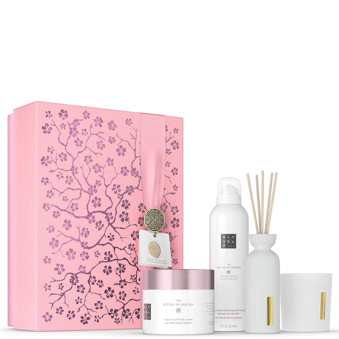 Rituals The Ritual of Sakura - Floral Cherry Blossom & Rice Milk - Large Bath and Body Gift Set