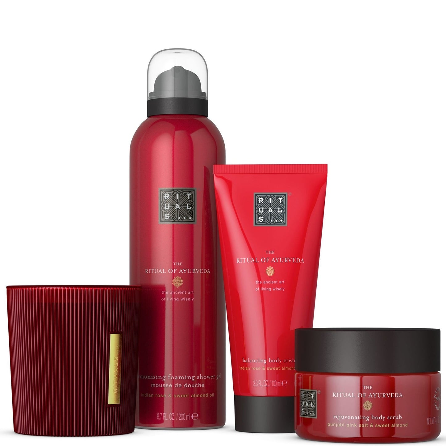 Rituals The Ritual of Ayurveda - Sweet Almond & Indian Rose - Medium Bath and Body Gift Set