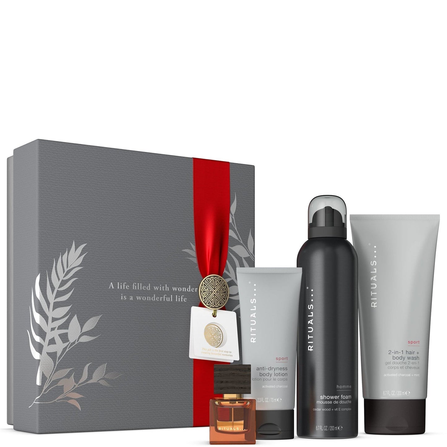 Rituals Homme & Sport Collection Men's Aromatic Medium Bath and Body Gift Set