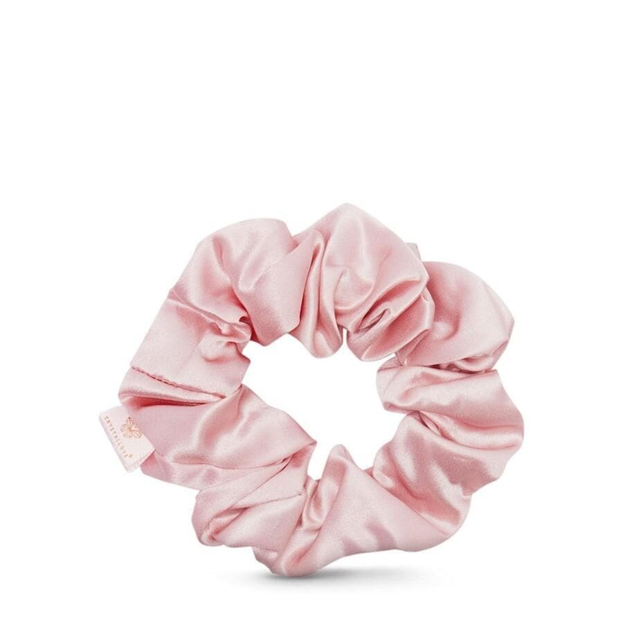 Crystallove Silk Scrunchie - Rose