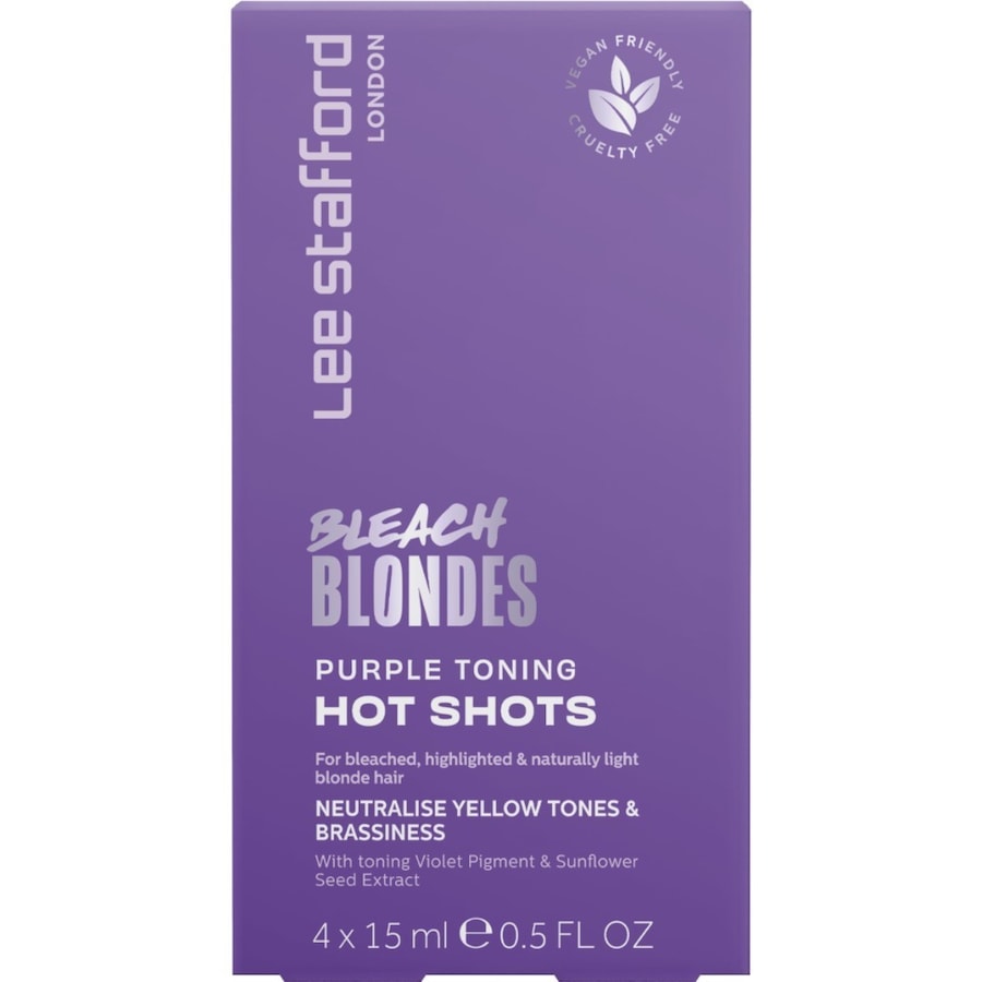 Lee Stafford Purple Toning Hot Shot 4 x