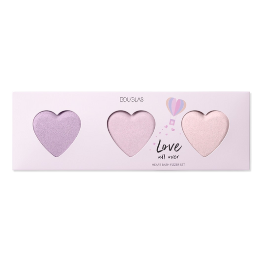 Douglas Collection Seasonal Love All Over Heart Bath Fizzer Set