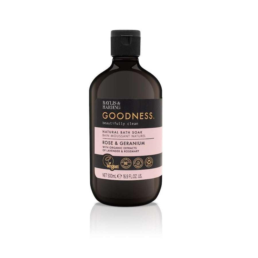 Baylis and Harding Goodness Bath Soak Rose & Geranium