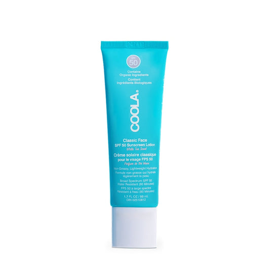 Coola Classic SPF 50 Face Lotion White Tea